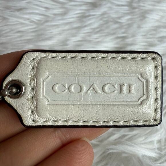 1.5" COACH  Fob Bag Charm Hang tag Hangtag - Picture 1 of 2
